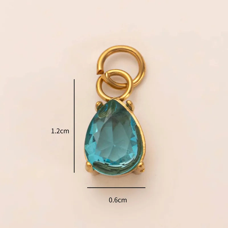 Charm Gota azul