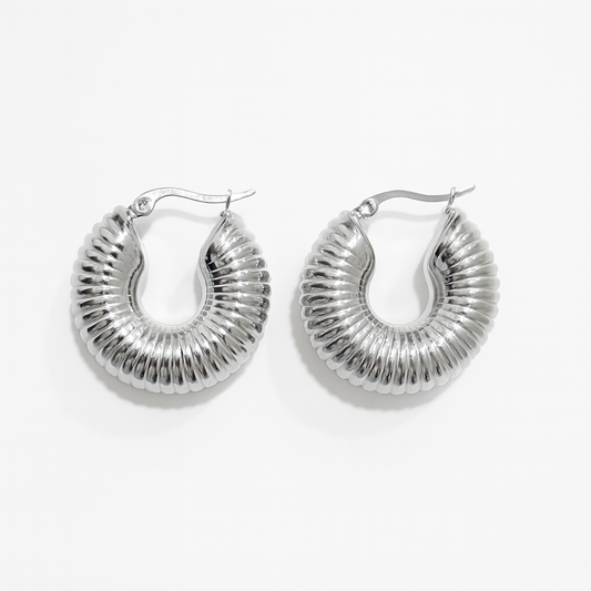 Pendientes Ritmo| Plateado