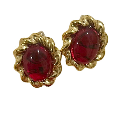 Pendientes Rubí