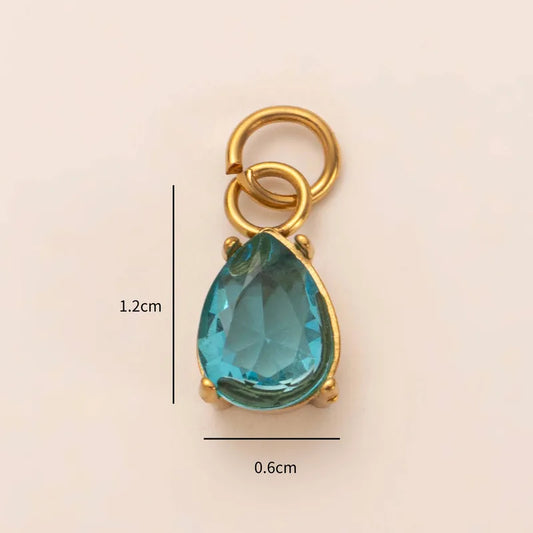 Charm Gota azul