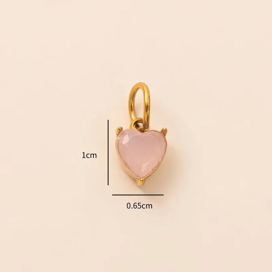 Charm Corazón Jade
